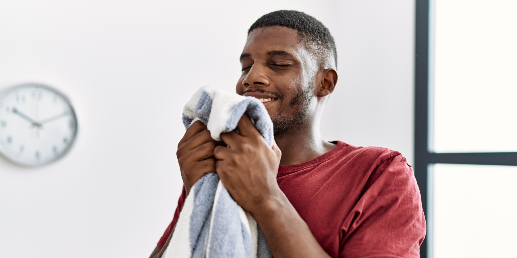 Fresh Laundry Man With Towel 1800X900