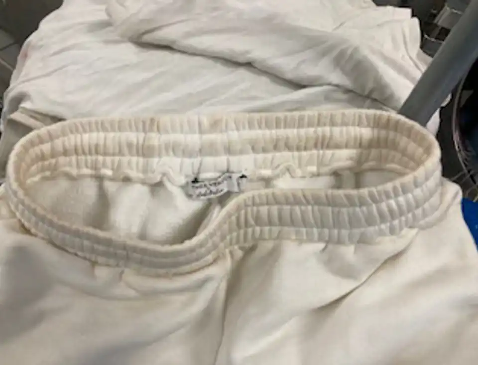 dirty shorts sent to Reload Laundry